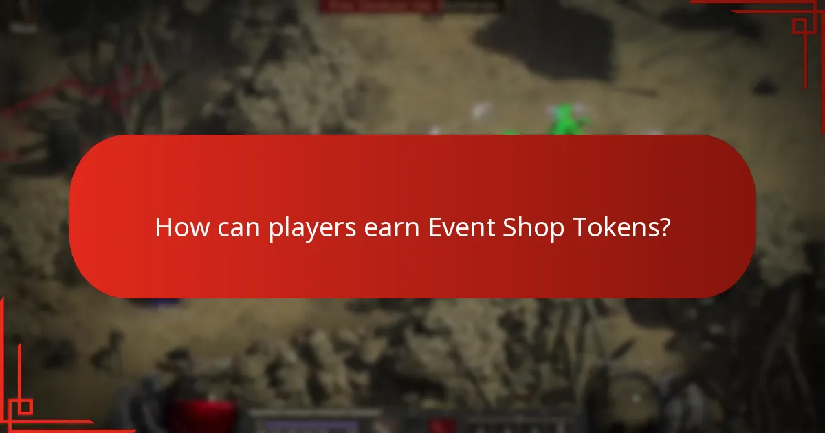 How can players earn Event Shop Tokens?