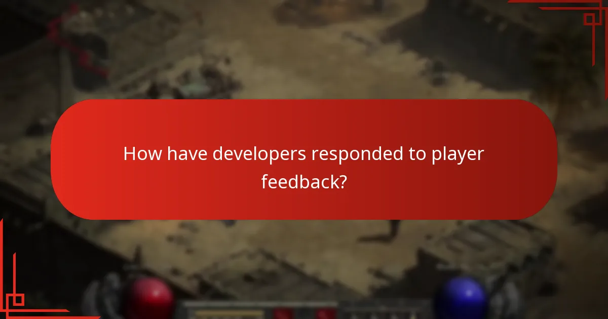 How have developers responded to player feedback?