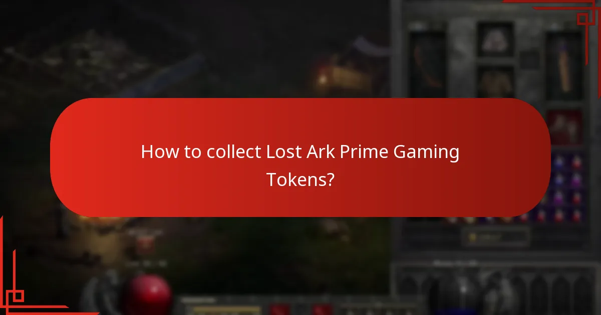 How to collect Lost Ark Prime Gaming Tokens?