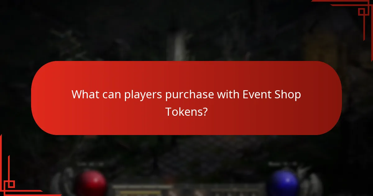 What can players purchase with Event Shop Tokens?