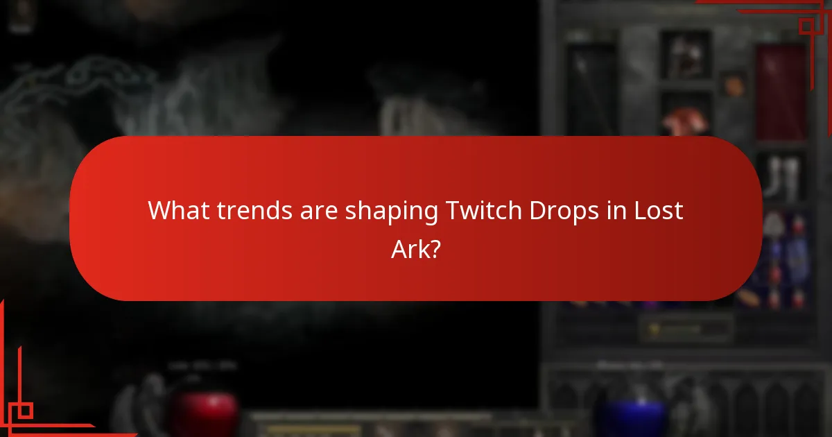 What trends are shaping Twitch Drops in Lost Ark?